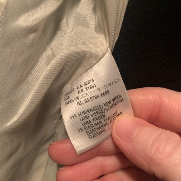 Escada Black Wool Blazer - Picture 6 of 8